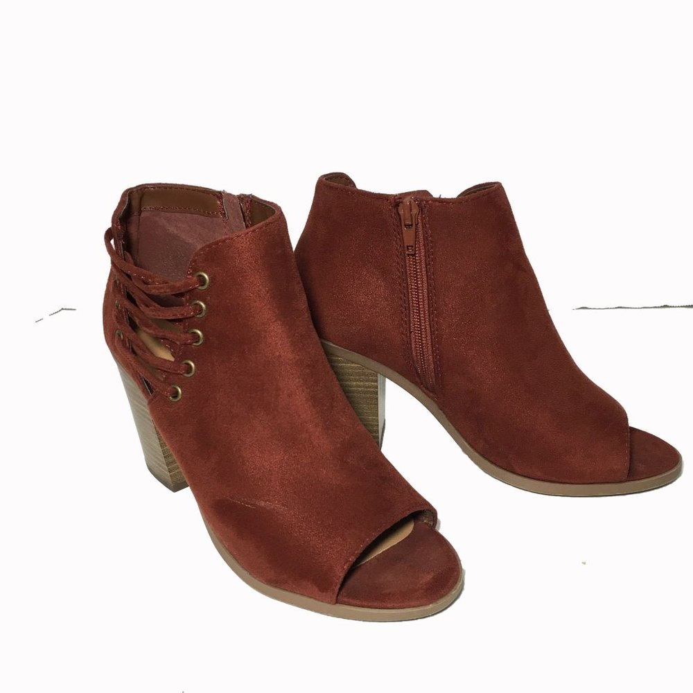 Soda -- Rust Color Women's Booties Size 7.5 - image 5